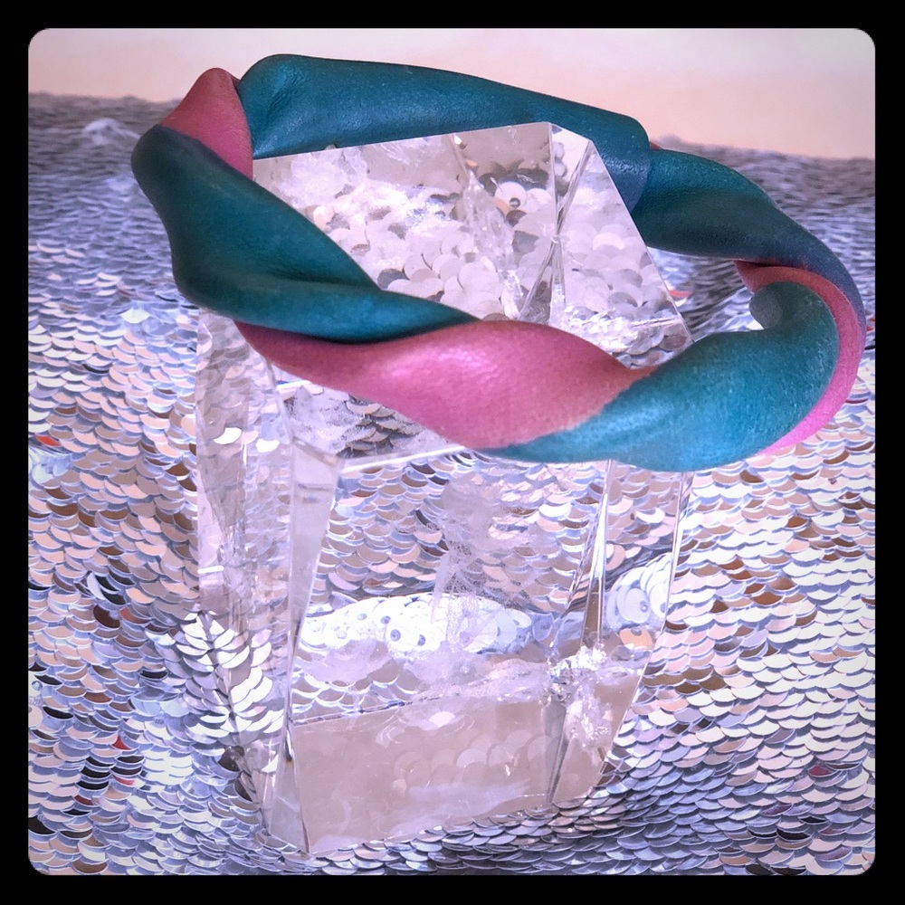Tropical Boho Genuine Twisted Leather Bracelet